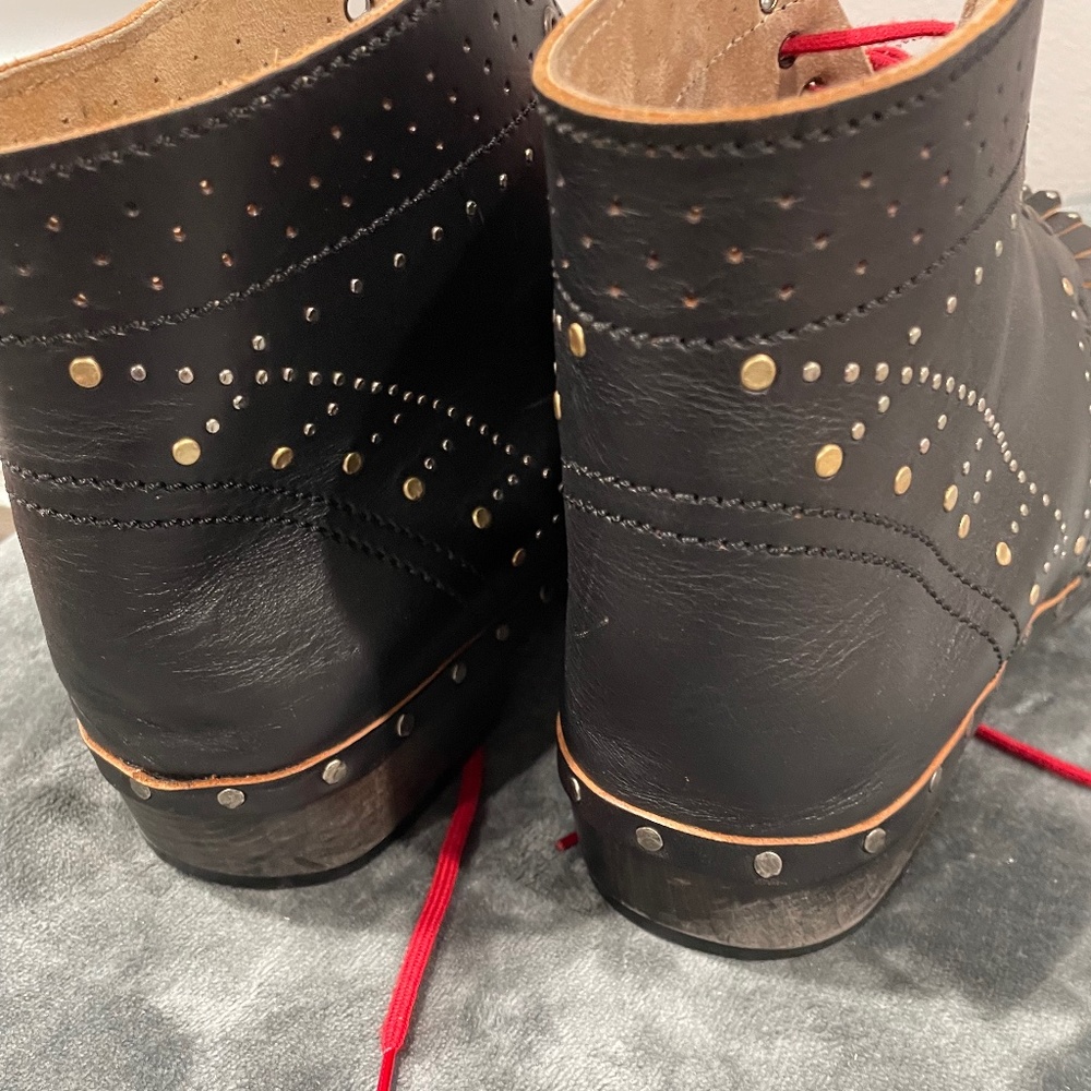 Burberry Black and Red Men's Clog Shoes - Picture 3 of 14